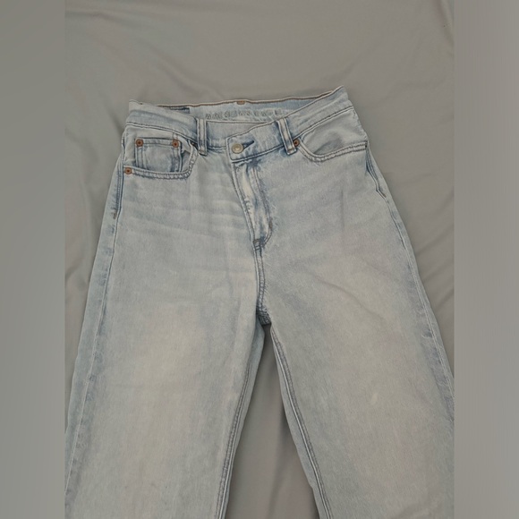 AE Strigid Highest Waist Crossover Baggy Straight Jeans - Picture 3 of 4